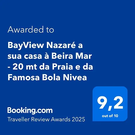 Bayview A Sua Casa A Beira Mar - 20 Mt Da E Da Famosa Bola Nivea Вилла Назаре